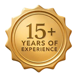 15+ years work experience